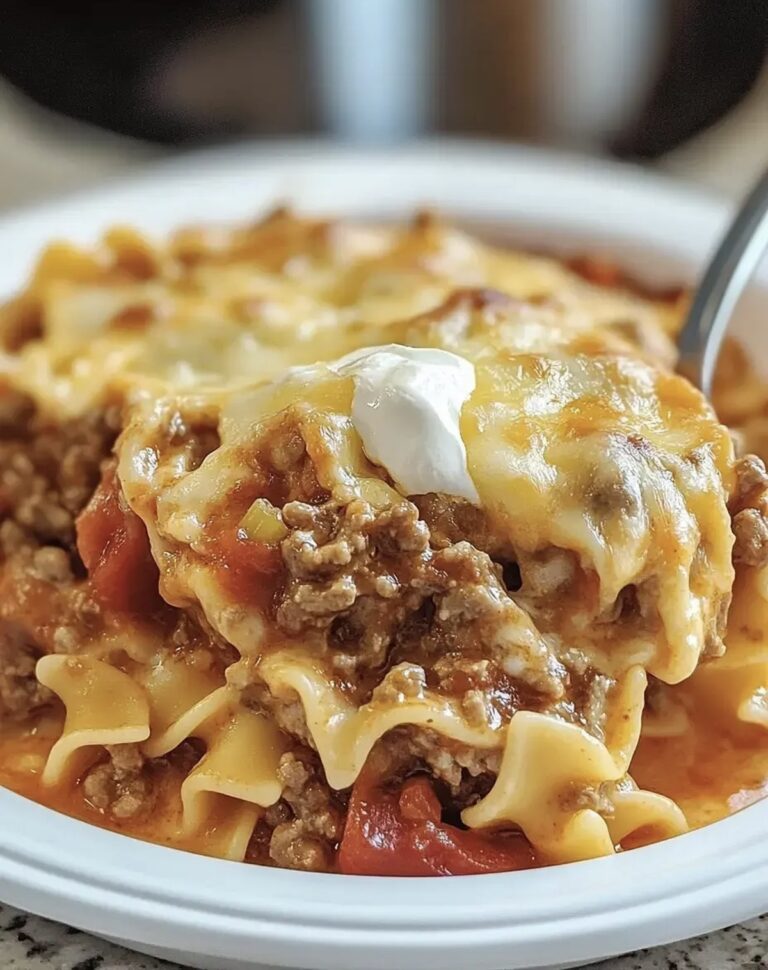 Beef Lombardi Casserole Recipe