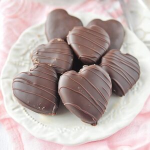 Chocolate Peanut Butter Hearts Recipe