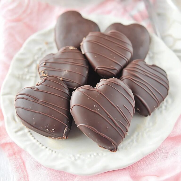 Chocolate Peanut Butter Hearts Recipe