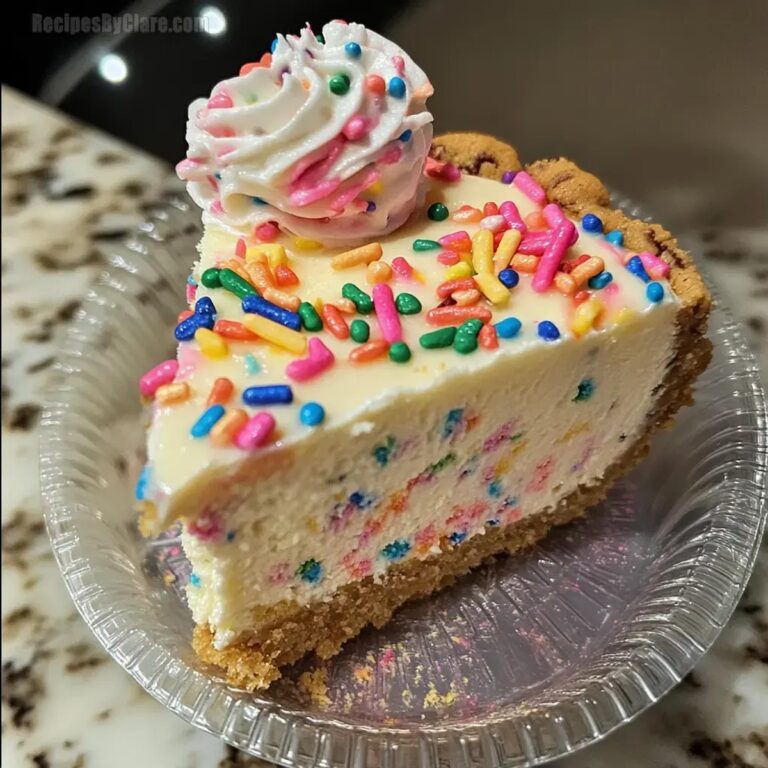 Funfetti Cookie Topped Cheesecake Recipe