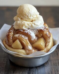 Apple Cinnamon Rolls Vanilla Ice Cream Recipe