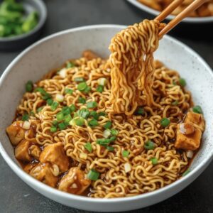 Easy Saucy Ramen Noodles Recipe