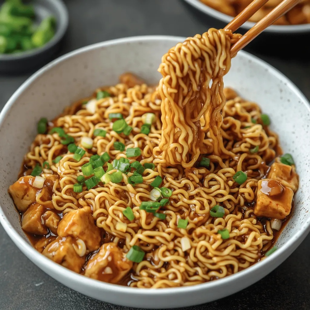 Easy Saucy Ramen Noodles Recipe