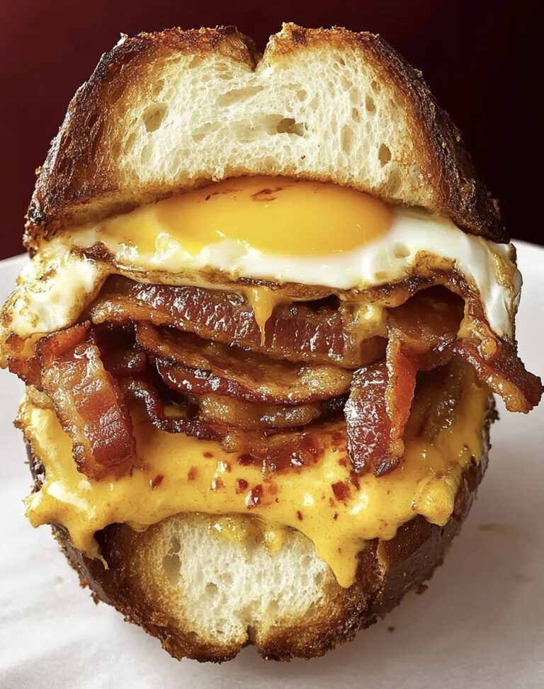 Egg In A Hole Breakfast Sandwich Recipe