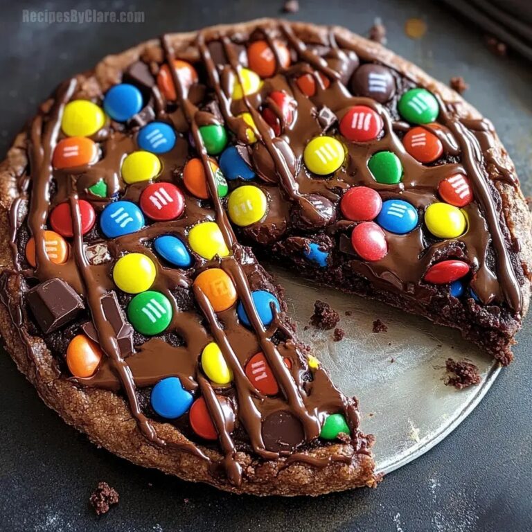 Mm Chocolate Brownie Pizza Recipe