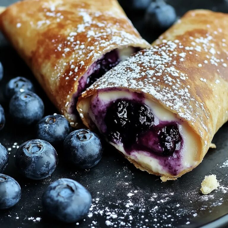 Blueberry Cheesecake Chimichangas Recipe