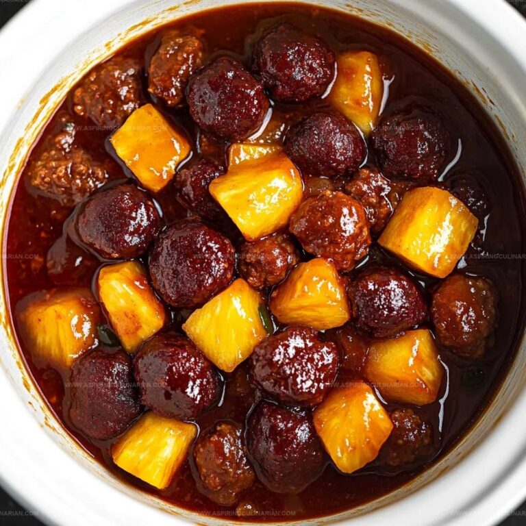 Slow Cooker Meatball Pineapple Smokies Recipe