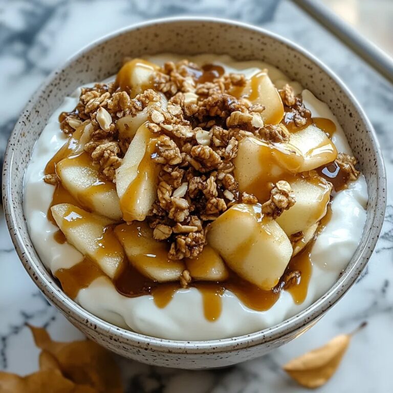 Caramel Apple Pie Yogurt Bowl Recipe