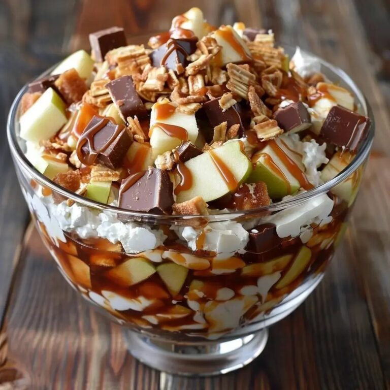 Caramel Apple Snickers Salad Recipe