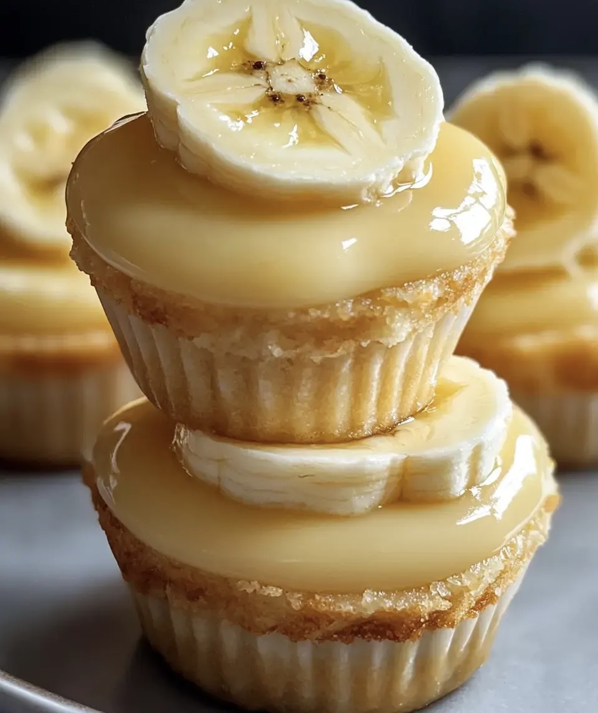 Creamy Banana Custard Cups Recipe
