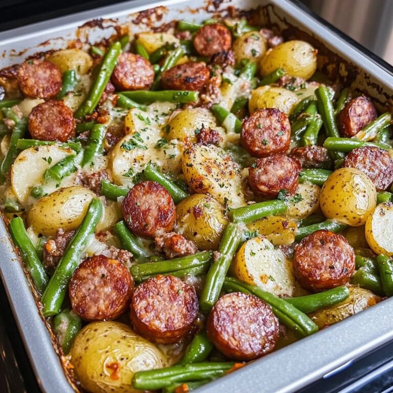 Sausage Green Bean Potato Casserole Recipe
