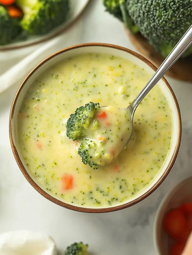 High Protein Broccoli Soup Recipe