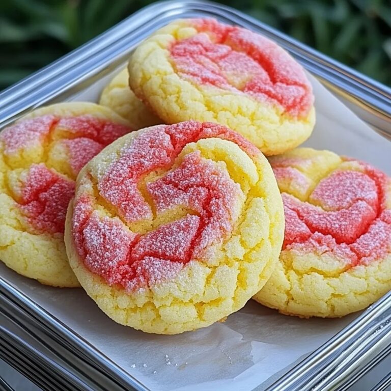 Strawberry Lemon Poundcake Cookies Recipe