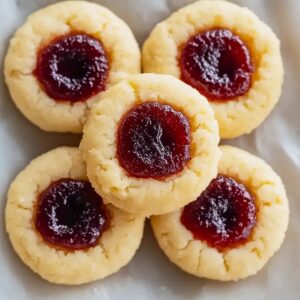 Christmas Thumbprint Cookies Recipe