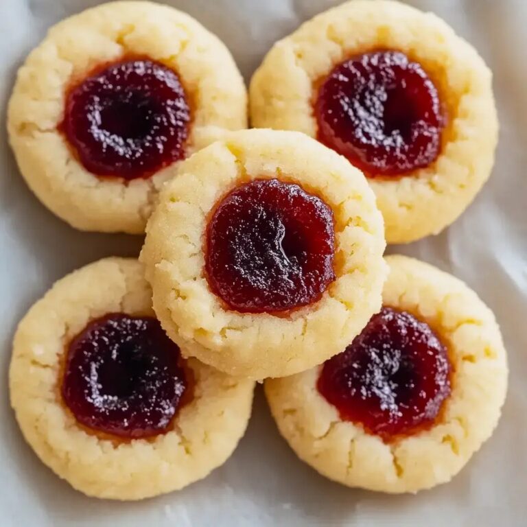 Christmas Thumbprint Cookies Recipe