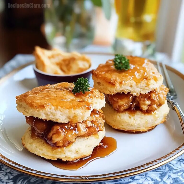 Hot Honey Chicken Biscuits Recipe