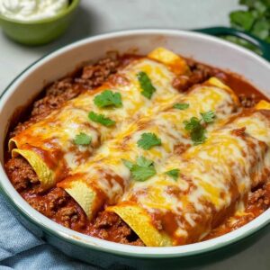 Tex Mex Beef Enchiladas Recipe
