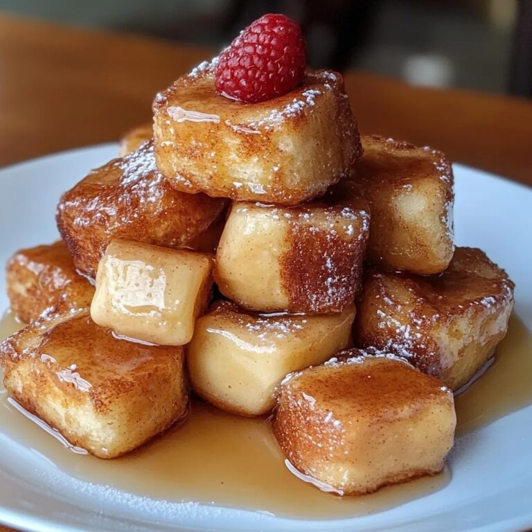 Cinnamon Roll French Toast Bites Recipe