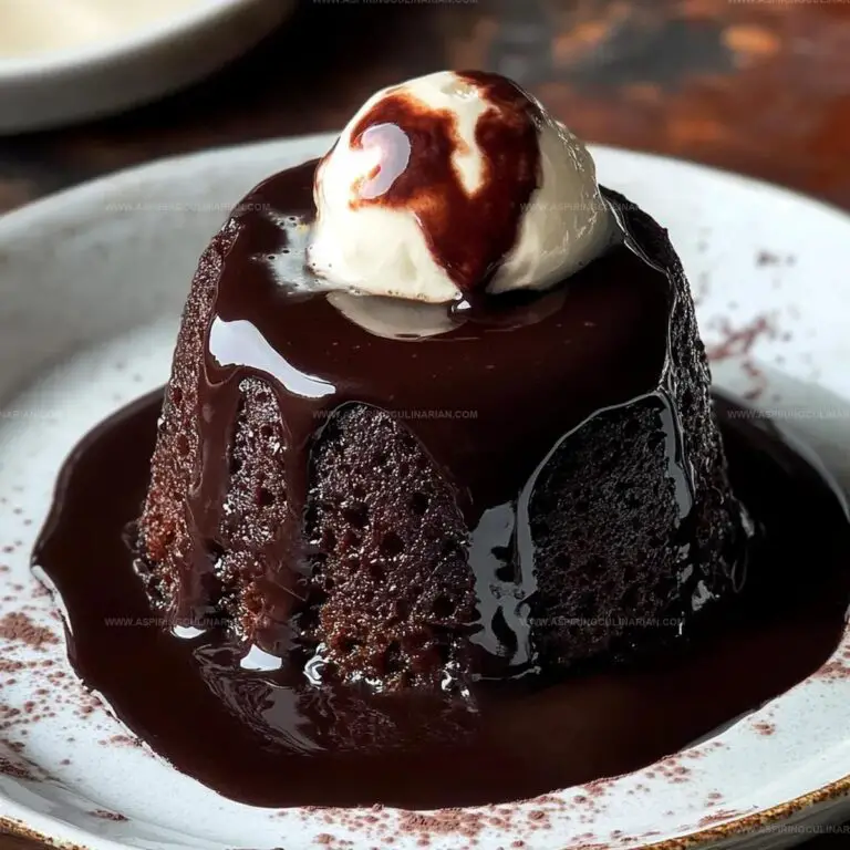 Chocolate Sticky Toffee Puddings For Two Recipe