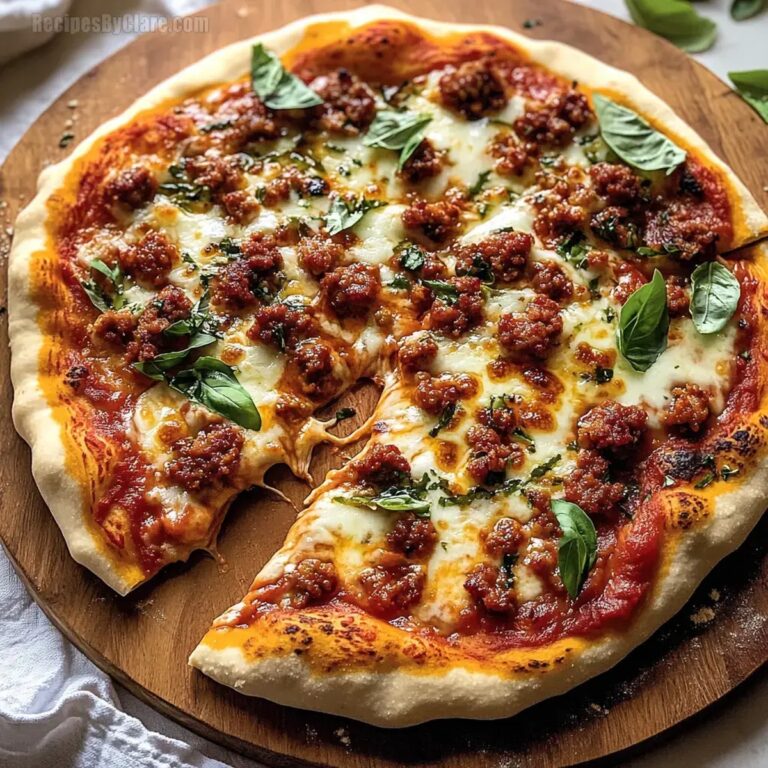 Spicy Chorizo Fennel Pizza Recipe