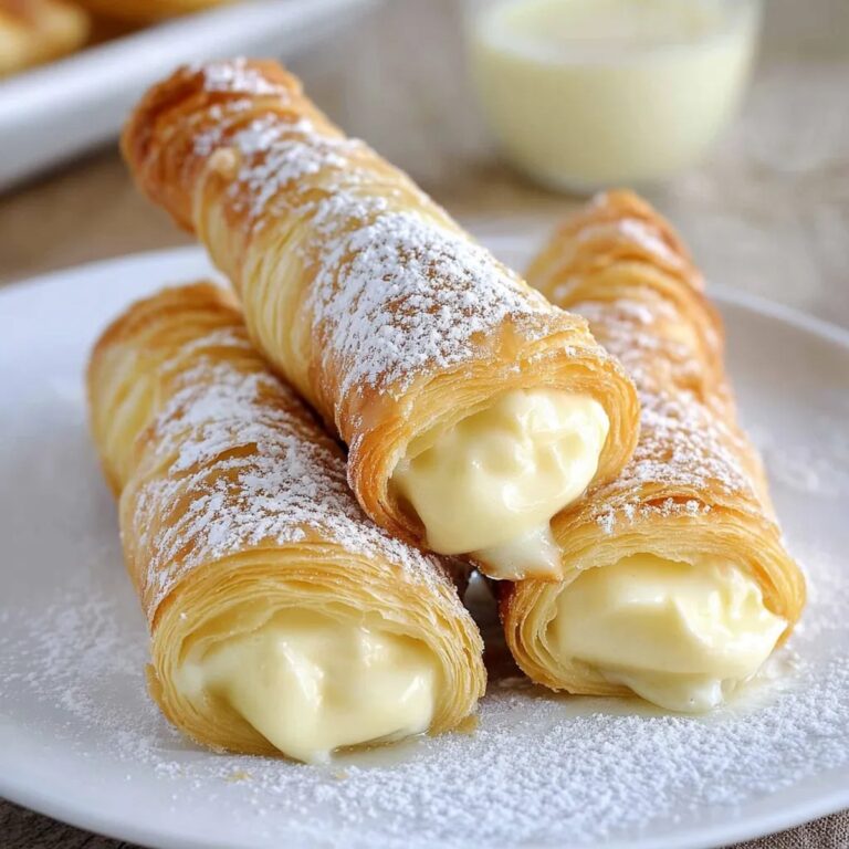 Easy Italian Cream Stuffed Cannoncini Recipe