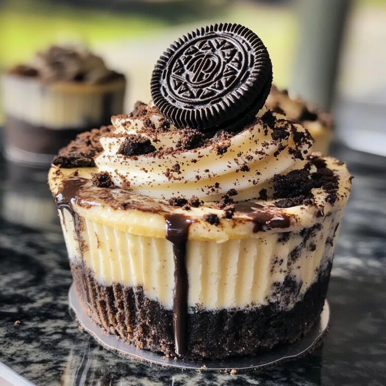 Oreo Overload Stuffed Mini Cheesecakes Recipe