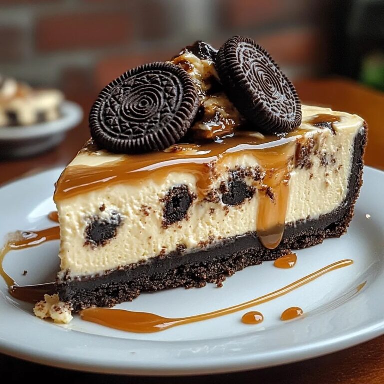 Oreo Caramel Cheesecake Recipe