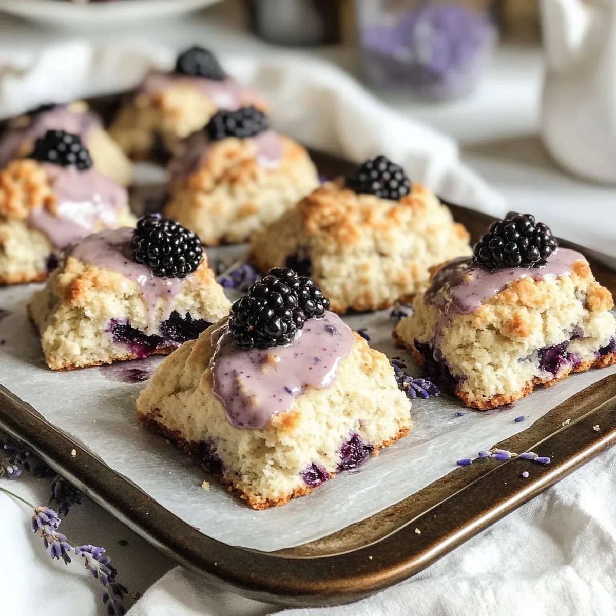 Blackberry Lavender Scones Recipe