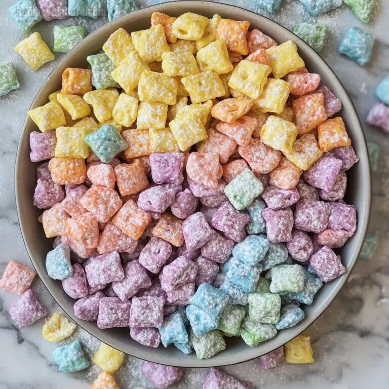 Rainbow Muddy Buddies Recipe