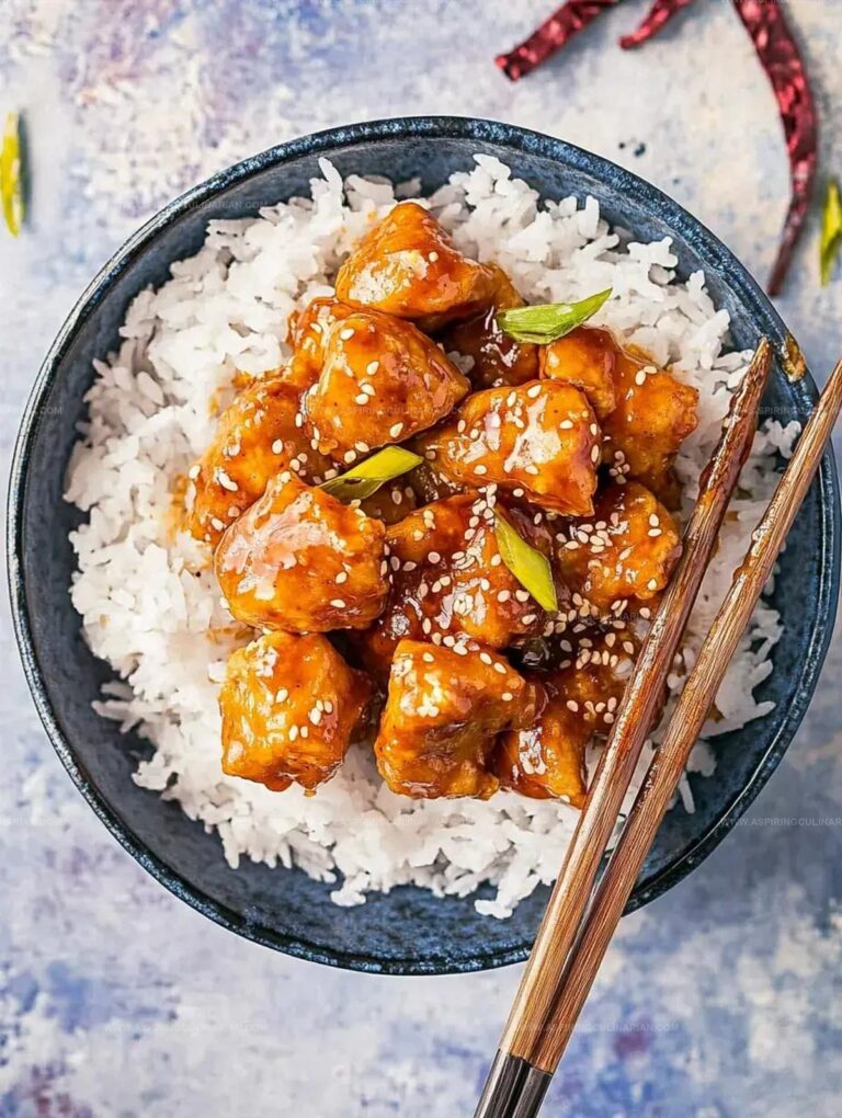 Air Fryer General Tsos Chicken Recipe