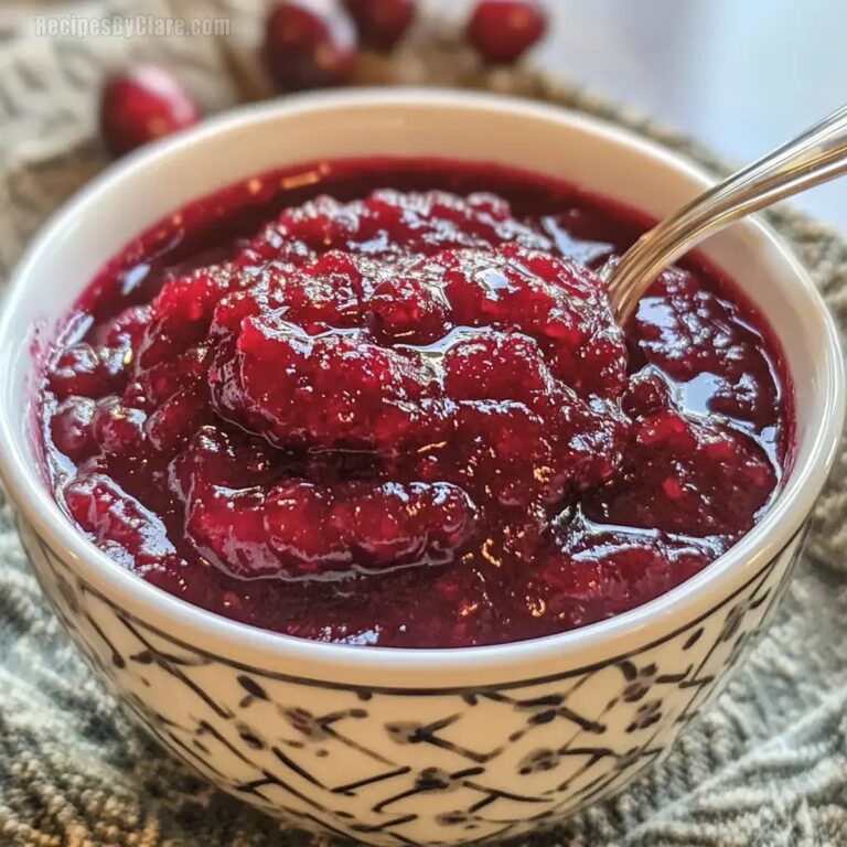 Cranberry Sauce Recipe
