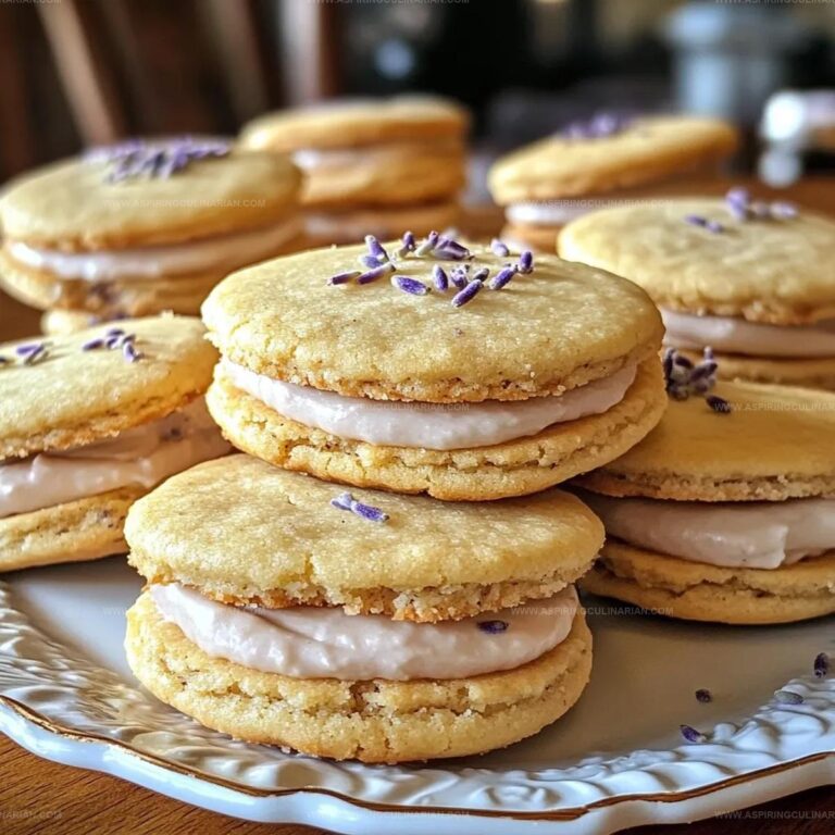 Lemon Lavender Sandwich Cookies Recipe