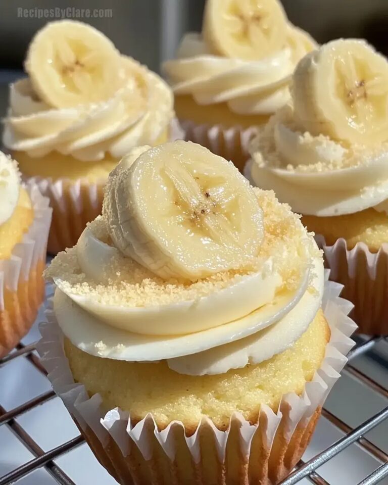 Banana Cream Cupcakes Recipe