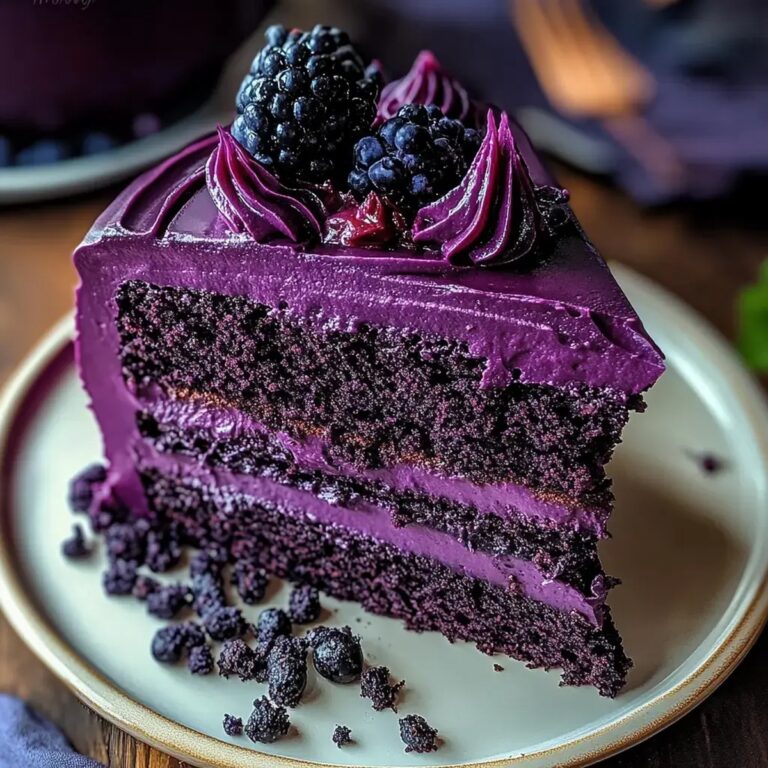 Purple Velvet Cake White Chocolate Frosting Recipe