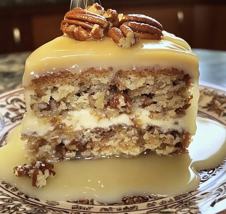 Southern Pecan Praline Cake Recipe