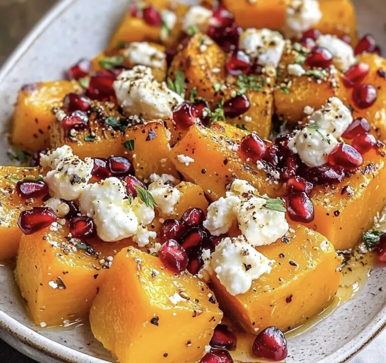 Roasted Butternut Squash With Goat Cheese Recipe