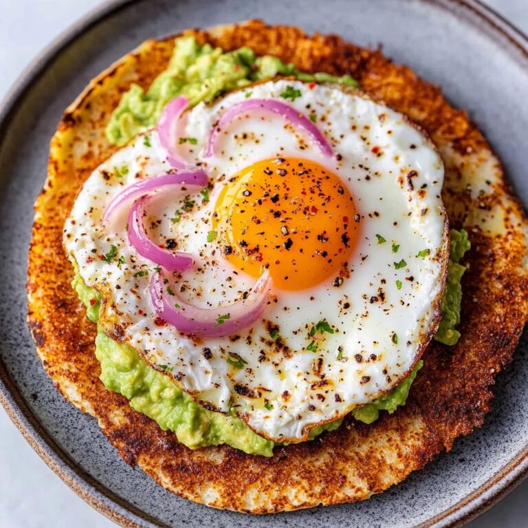 Crispy Feta Fried Eggs Recipe