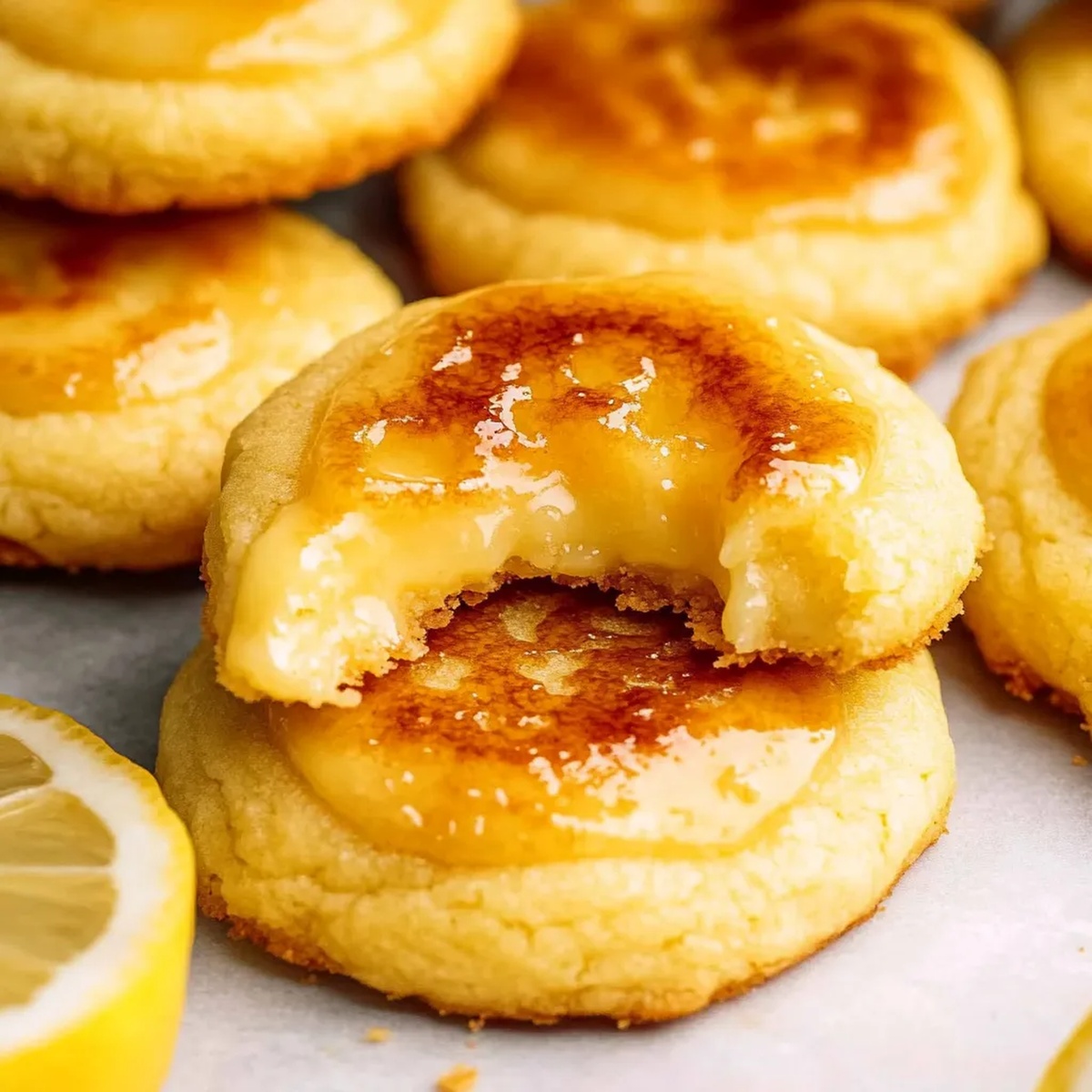 Lemon Creme Brulee Cookies Recipe