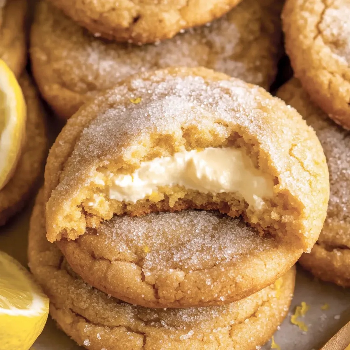 Lemon Cheesecake Cookies Recipe