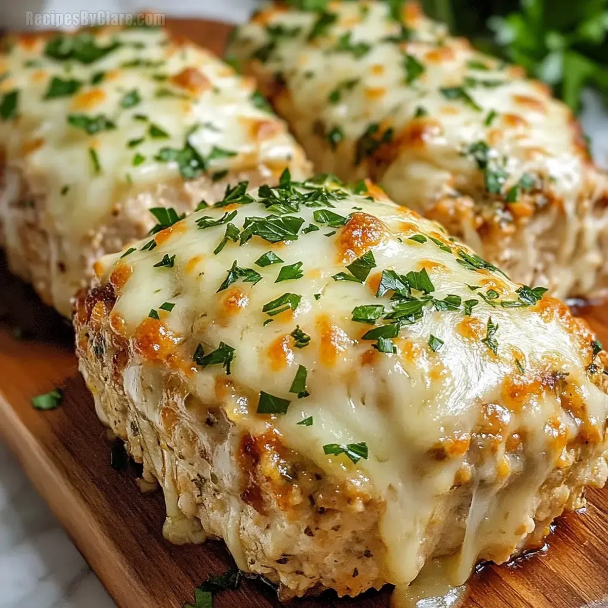 Garlic Parmesan Chicken Meatloaf Recipe