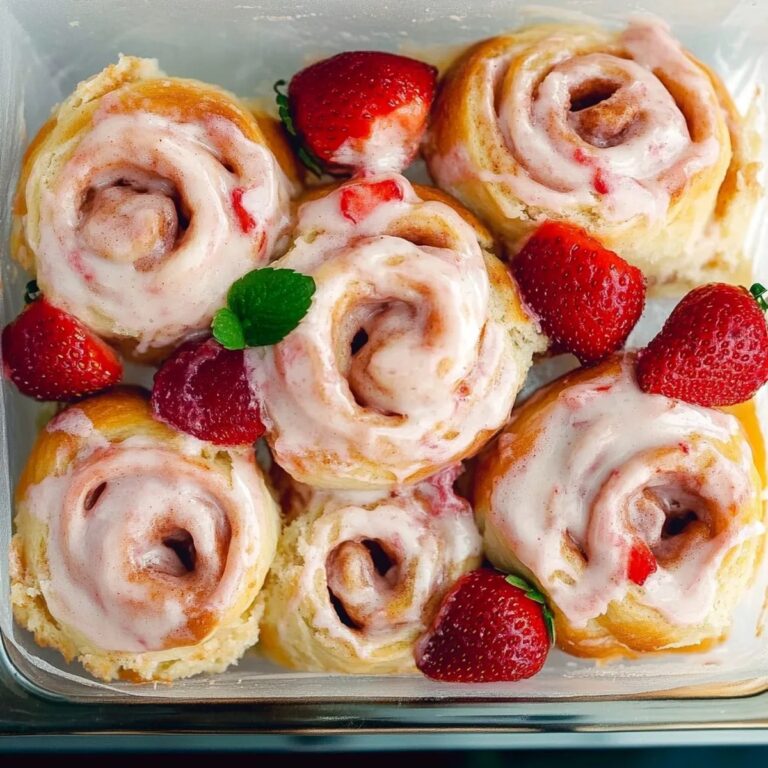 Strawberry Cinnamon Rolls Recipe