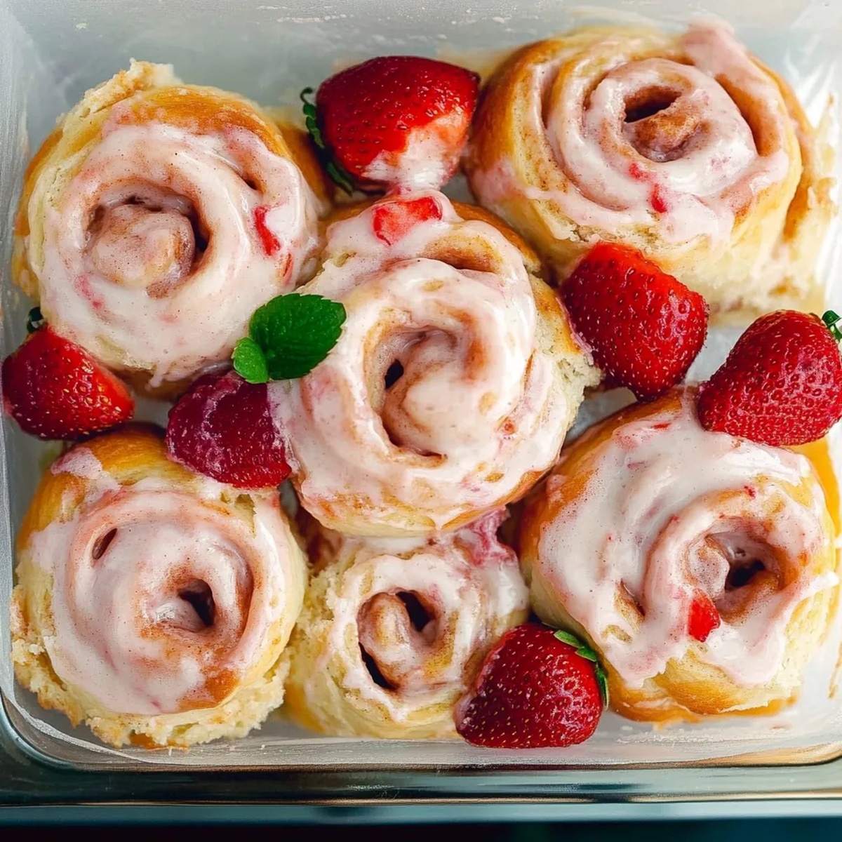 Strawberry Cinnamon Rolls Recipe
