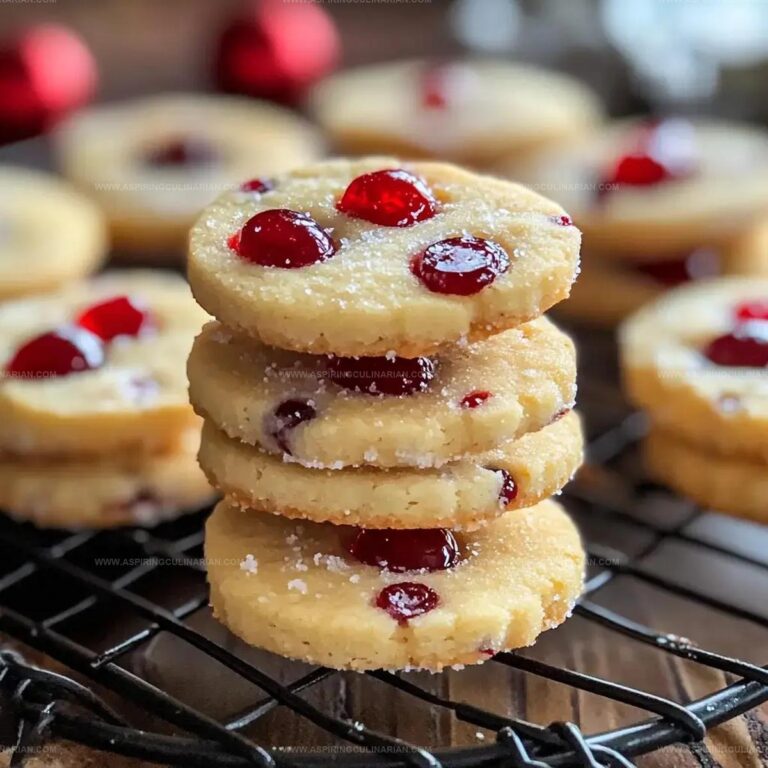 Maraschino Cherry Shortbread Recipe
