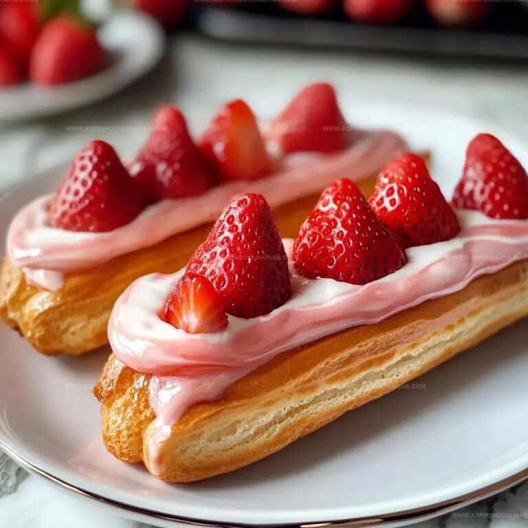 Strawberry Eclairs Recipe