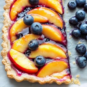 Blueberry Peach Tart Recipe
