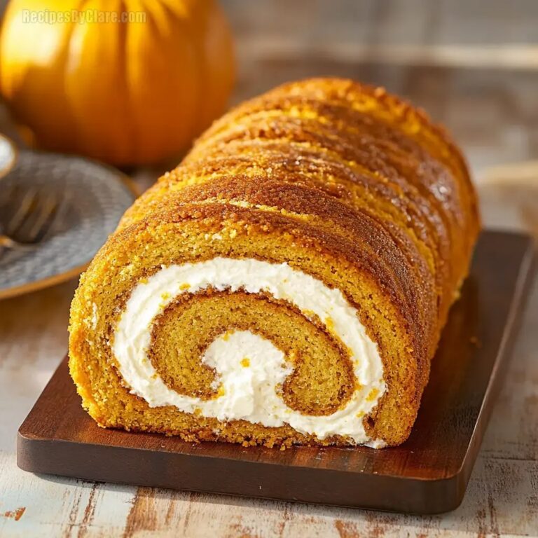 Pumpkin Roll Cake Recipe