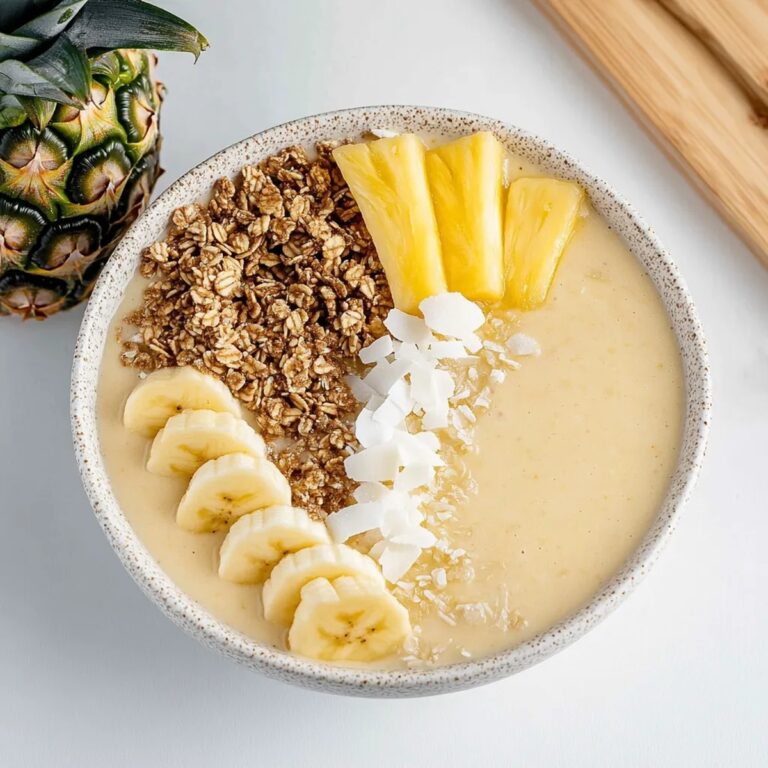 Pina Colada Smoothie Bowl Recipe