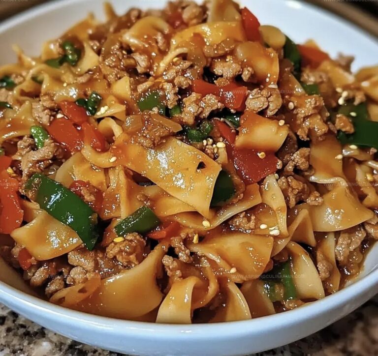 Italian Drunken Noodles Recipe