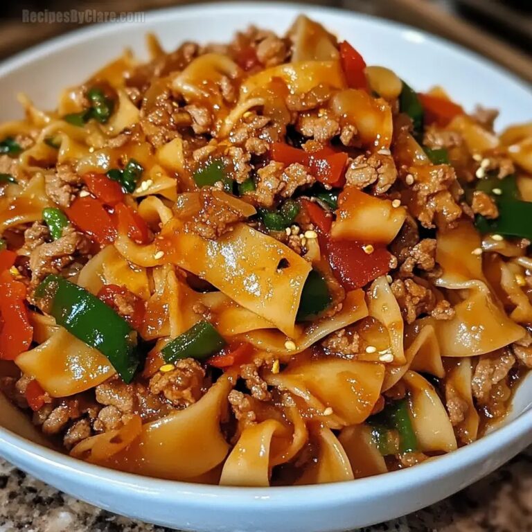 Italian Drunken Noodles Recipe