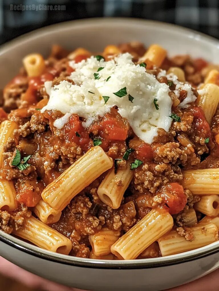 Homemade Beefaroni Recipe